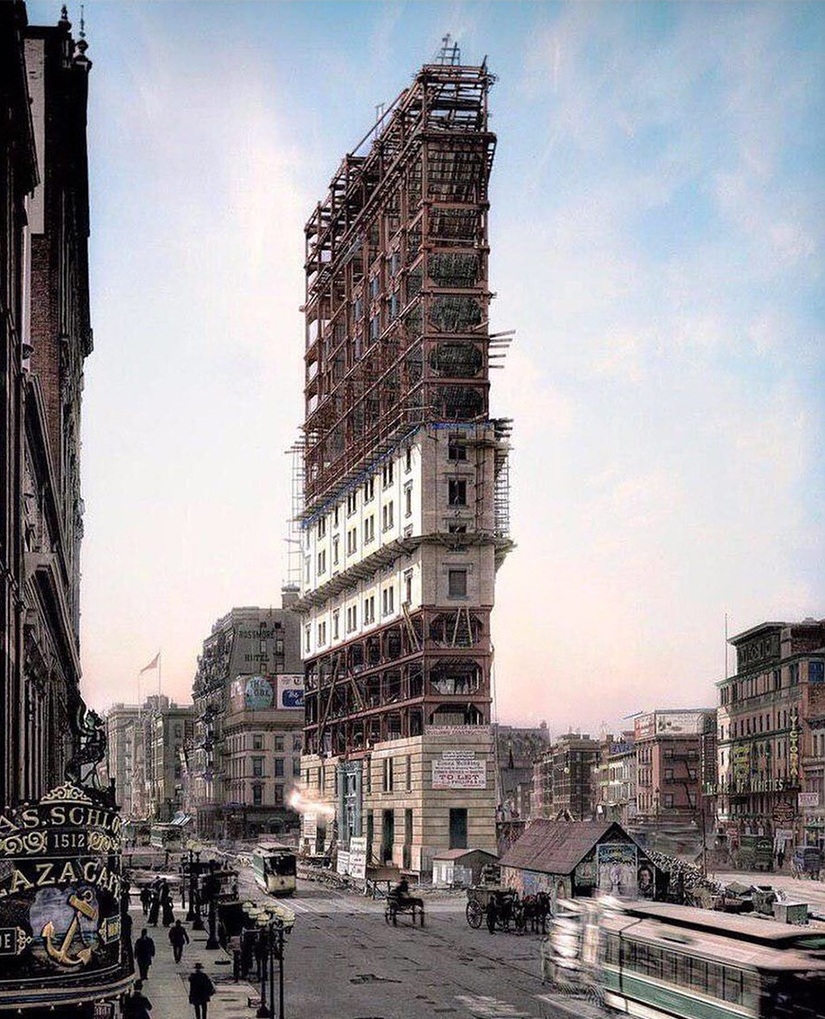 улица Таймс-Сквер, Нью-Йорк 1903 г.